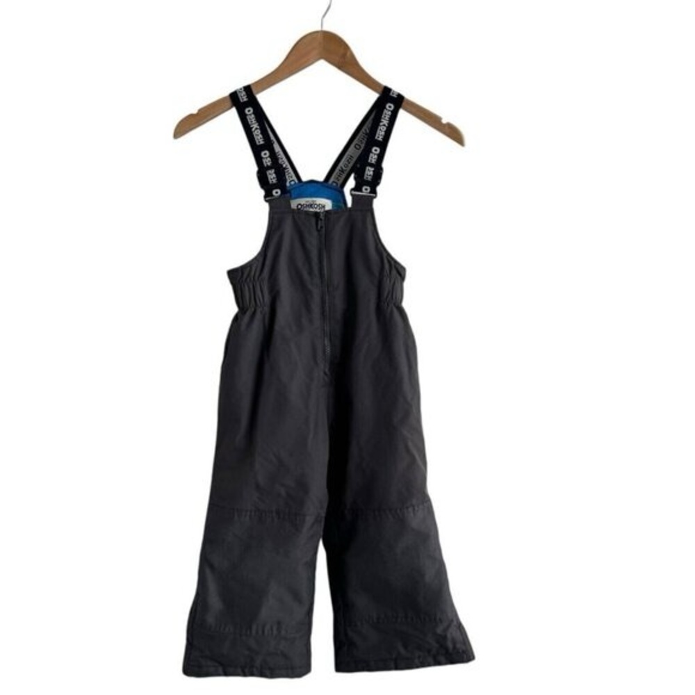 Osh Kosh B Gosh Youth Unisex Kids Grey Winter Snow Bib Suit Pants US 4T